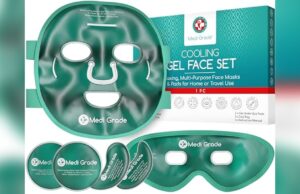 Best Cooling Ice Mask for Puffy Eyes, Migraines, and Facial Relief